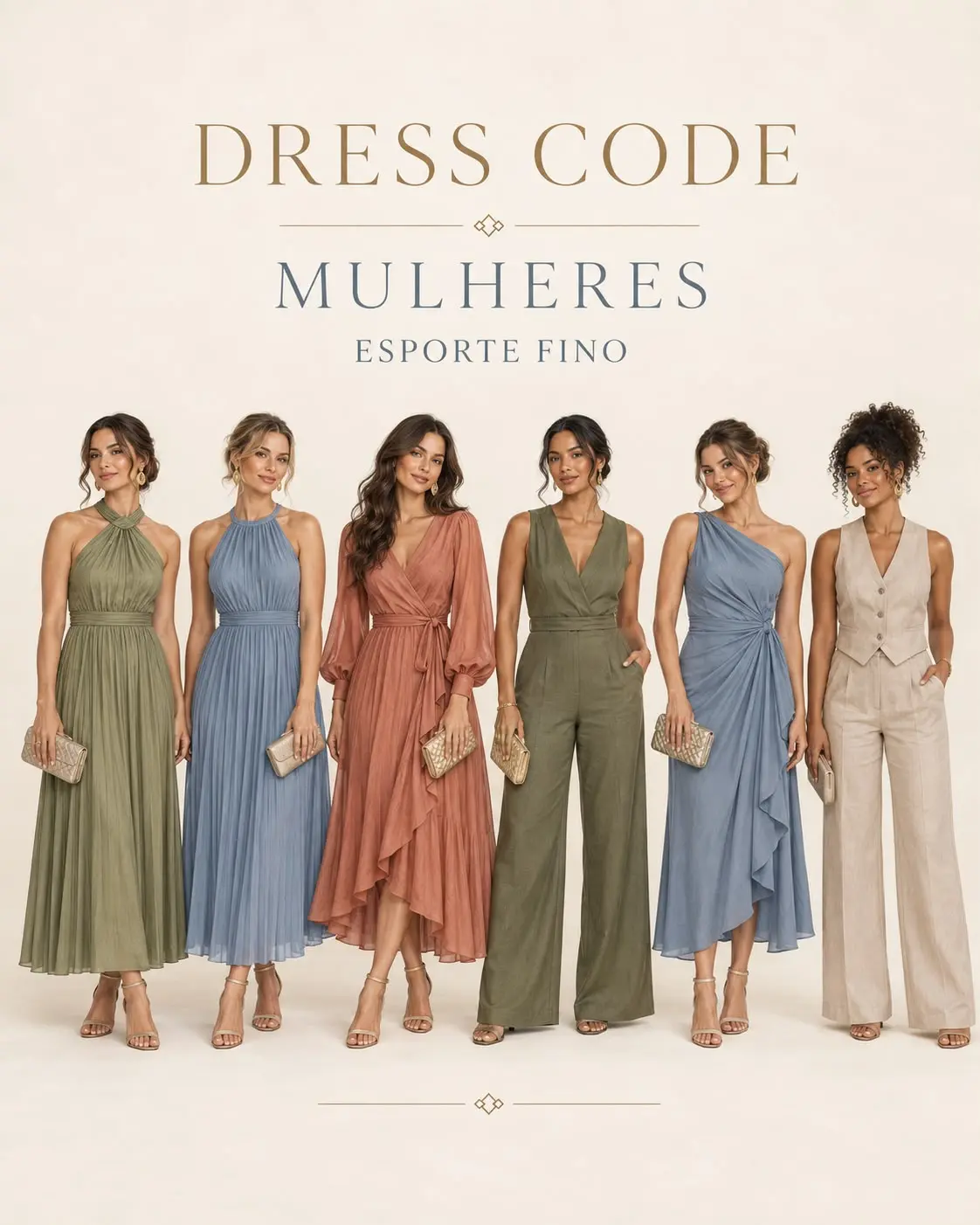 Dress code esporte fino — mulheres